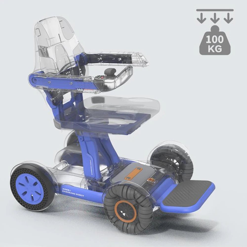 Luxury Electric folding wheelchair w Remote - MobilityBuy.com 