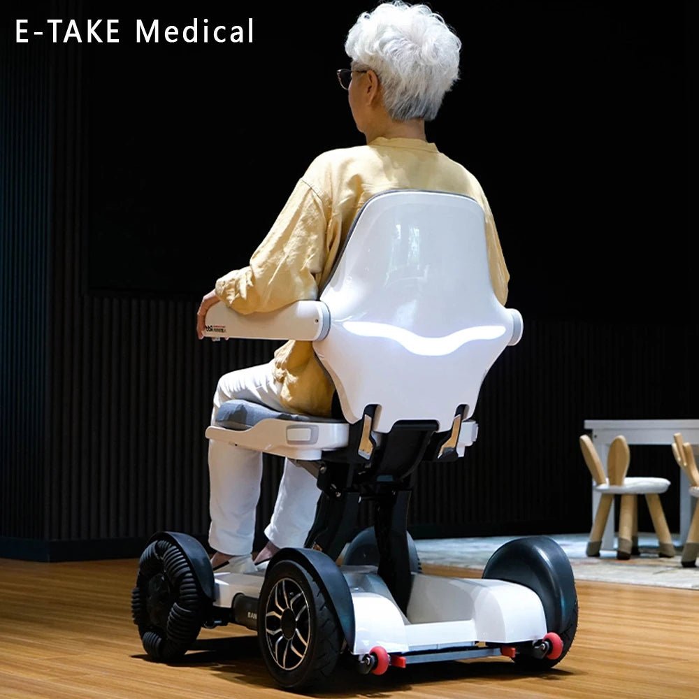 Luxury Electric folding wheelchair w Remote - MobilityBuy.com 