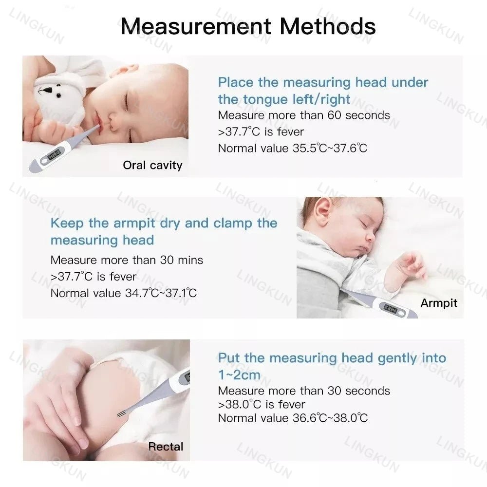 Pulse Oximeter Finger Clip And Digital Thermometer For Adults And Children - MobilityBuy.com 
