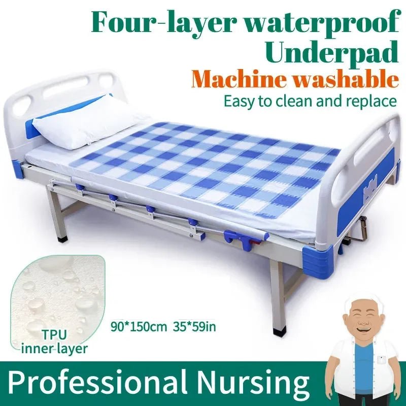 Pure cotton washable urinary incontinence Bed Pad - MobilityBuy.com 