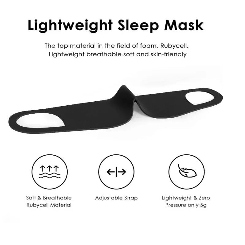 Sleep Eye Mask Light Blocking Portable Thin Eye Mask - MobilityBuy.com 