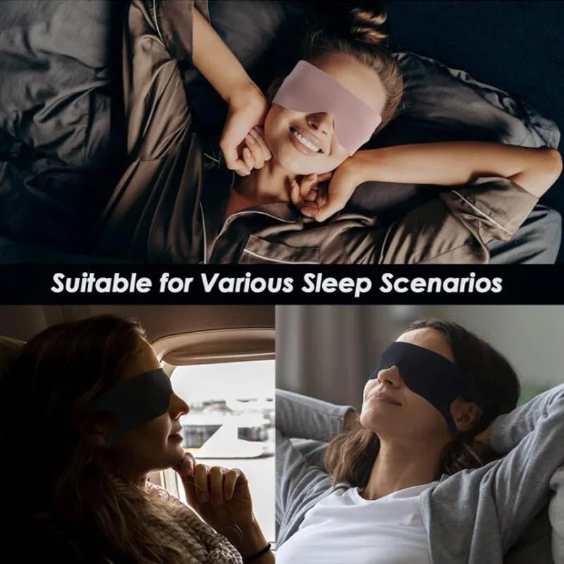 Sleep Eye Mask Light Blocking Portable Thin Eye Mask - MobilityBuy.com 
