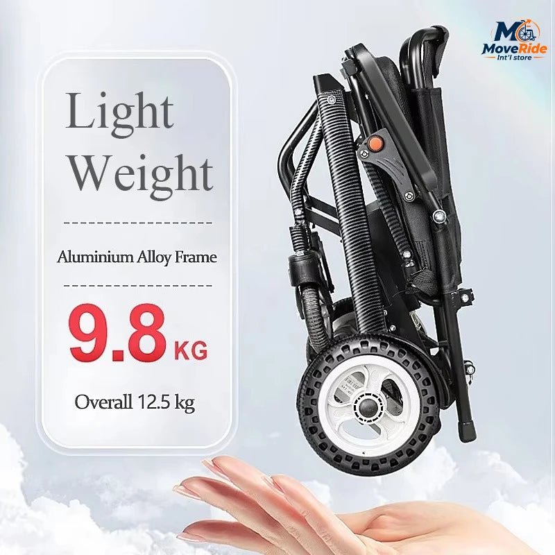 Ultra-light Power Electric Wheelchair w Battery Foldable - MobilityBuy.com 