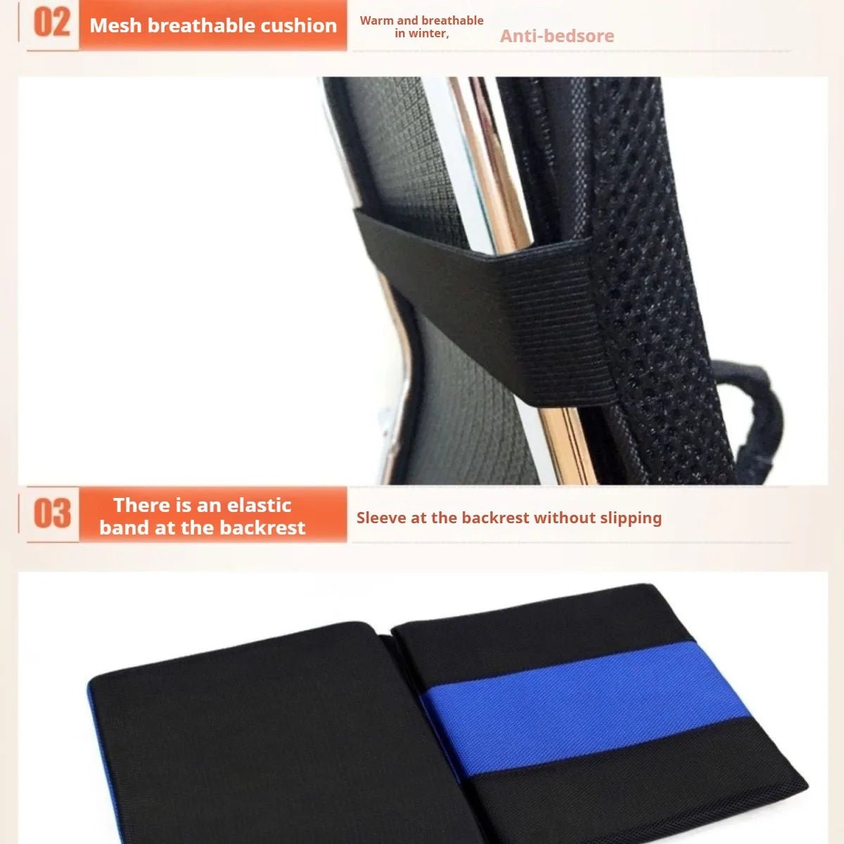 Wheelchair Cushion Backrest Posture Corrector - MobilityBuy.com 